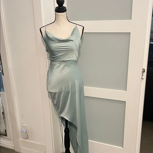 short rhinestone dress Anna White Rhinestone Mesh Mini Dress - XL Size - Women's Dresses